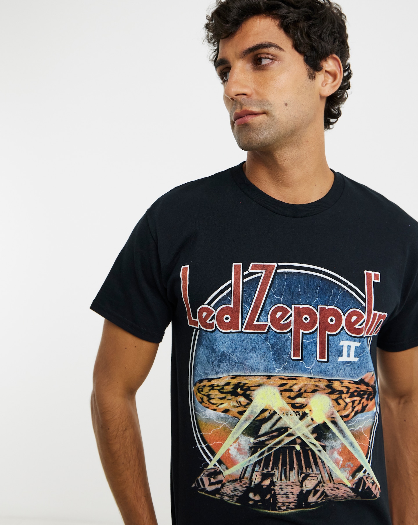 Led Zepplin Graphic Band T-Shirt - Black