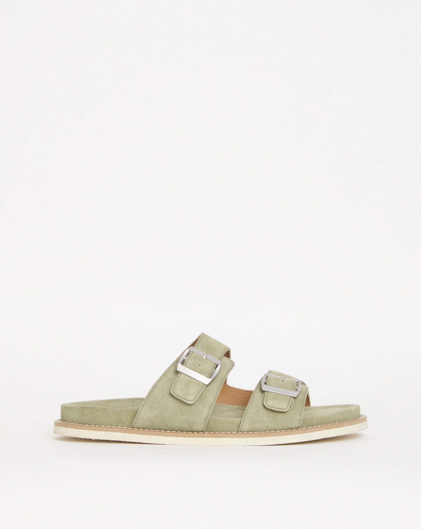 Folio Suede Buckle Sandal Standard Fit