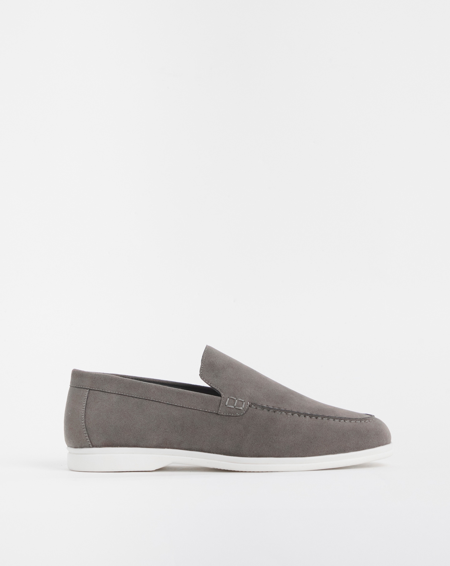 Suede Look Loafer Wide