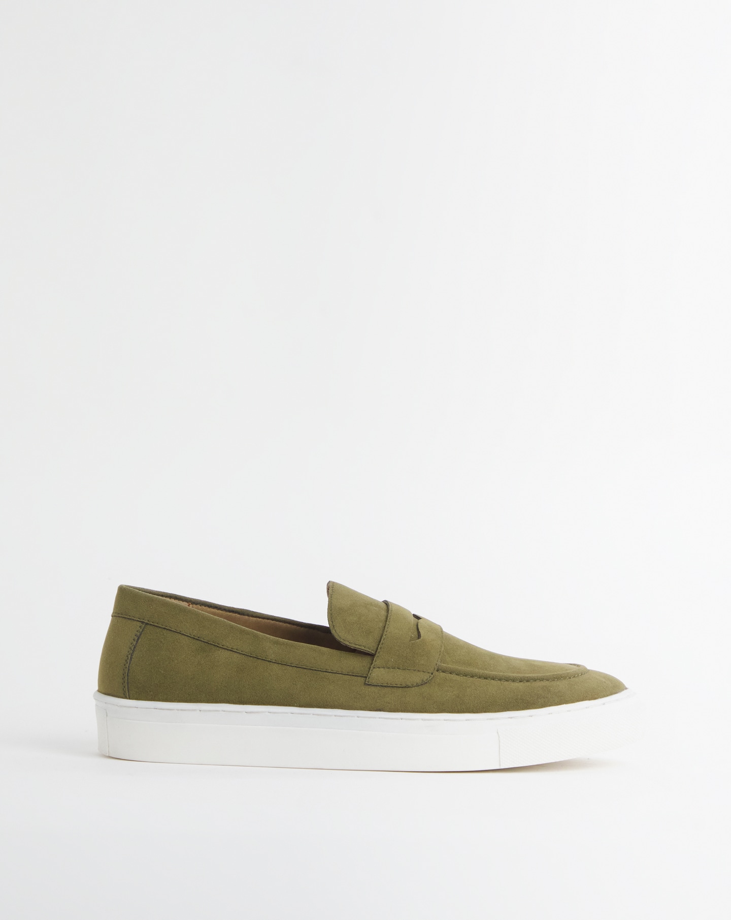 Suede Look Cupsole Loafer Standard Fit