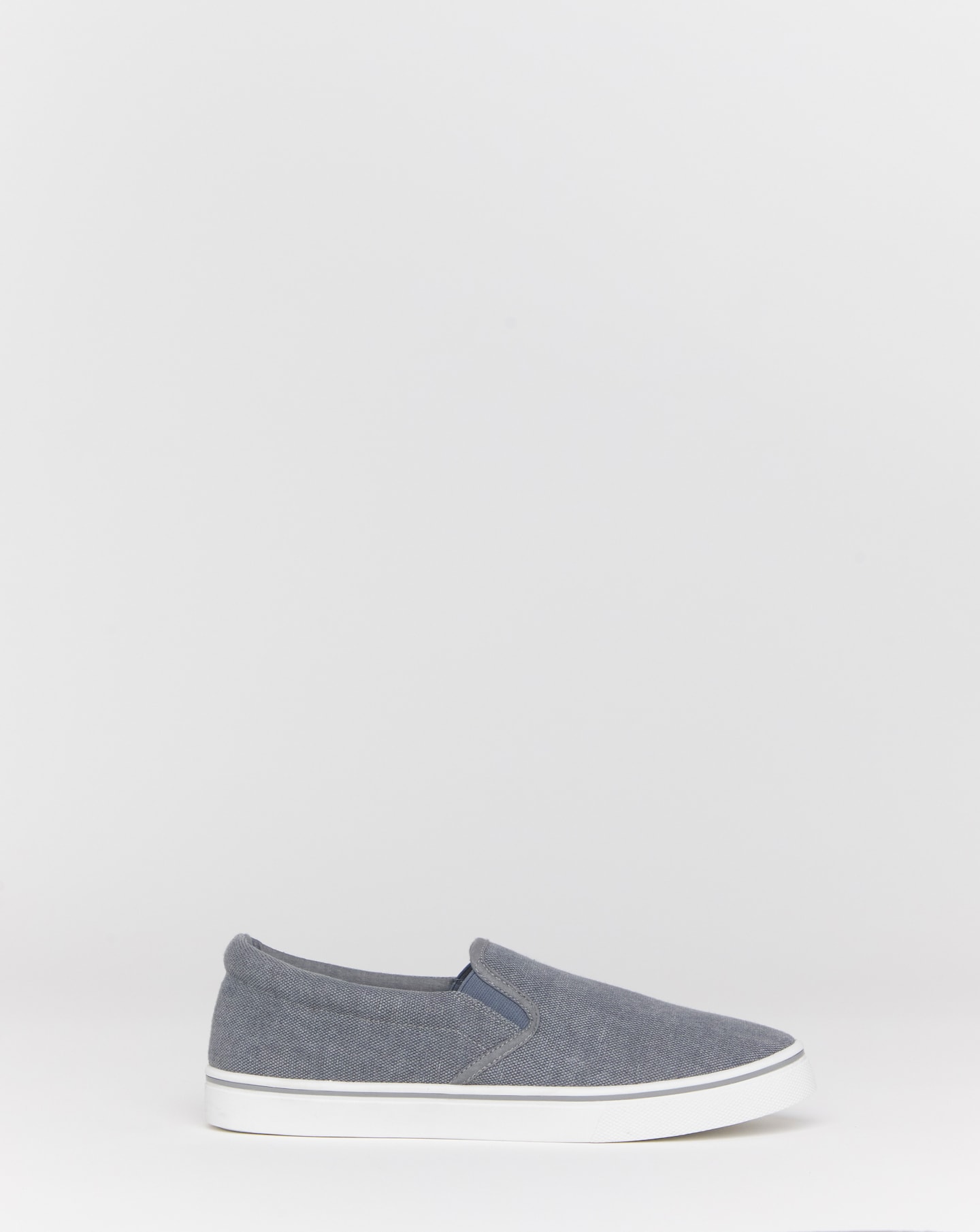 New In - Basic Slip On Pump Wide Fit - Denim