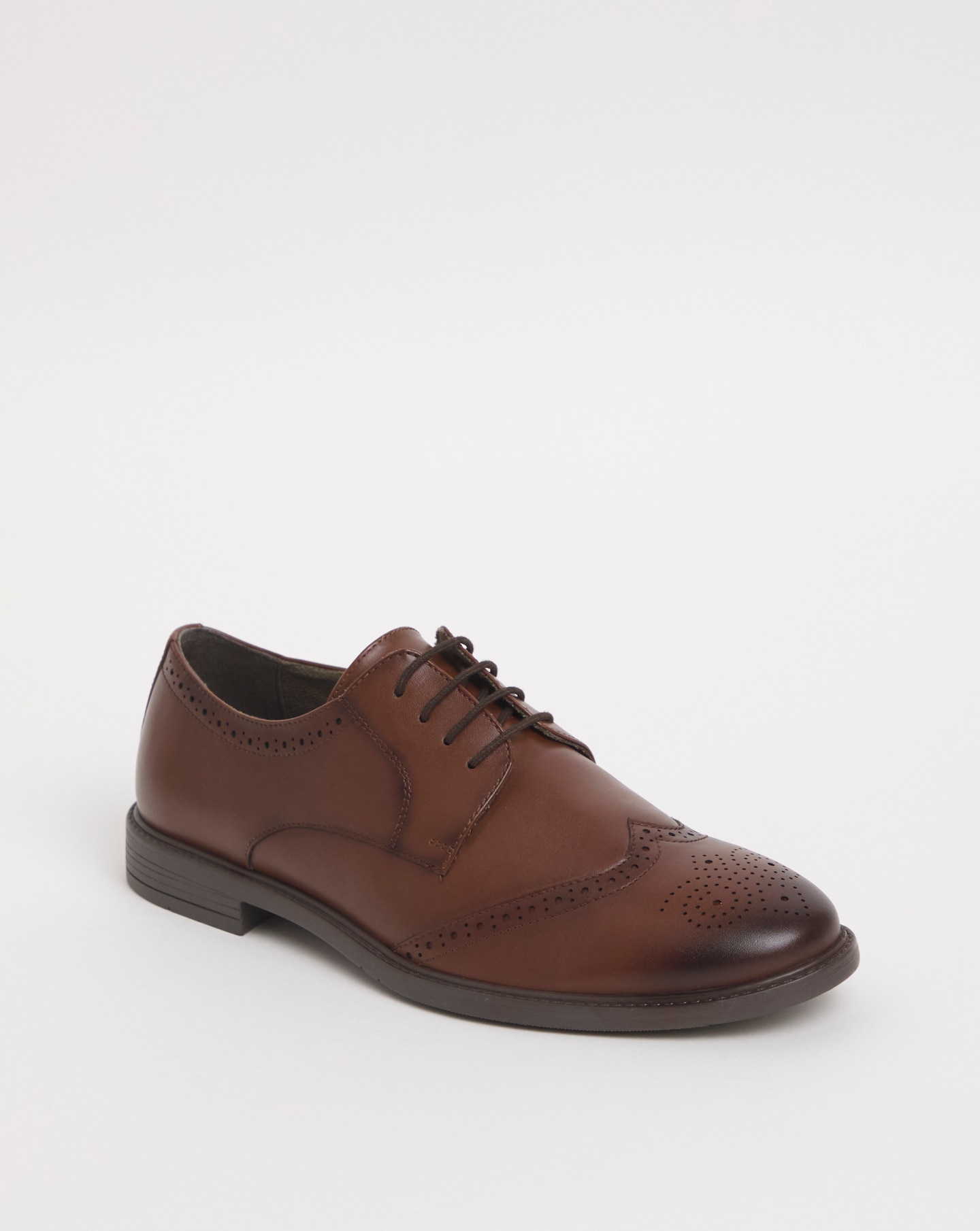 New In - Leather Look Formal Brogue Standard