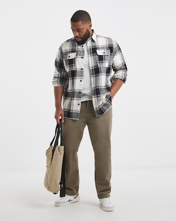Jack & Jones Charge Checked Shirt - Cream