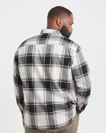 Jack & Jones Charge Checked Shirt - Cream