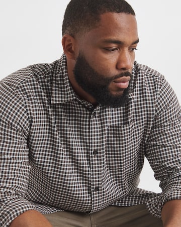 Jack & Jones James Check Shirt - Navy