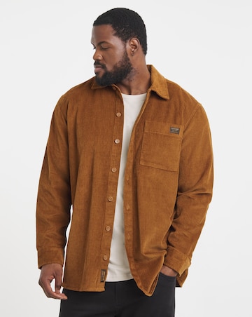 Jack & Jones Corduroy Overshirt - Brown