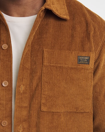 Jack & Jones Corduroy Overshirt - Brown
