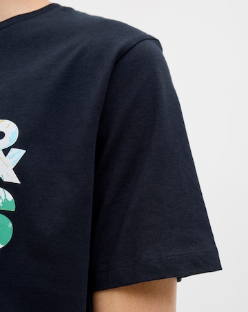 Jack & Jones Geplas T-Shirt - Sky Captain
