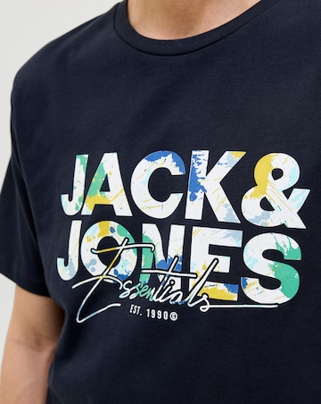 Jack & Jones Geplas T-Shirt - Sky Captain