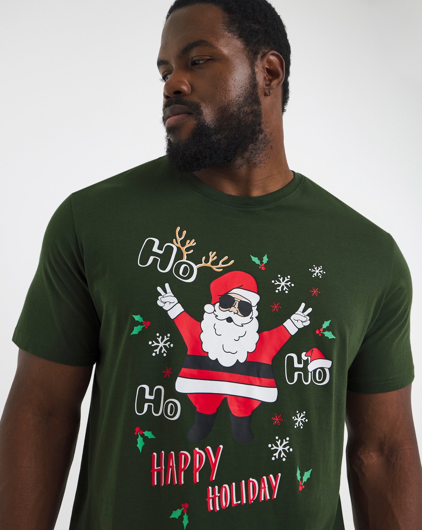 Jack & Jones Christmas T-Shirt - Green