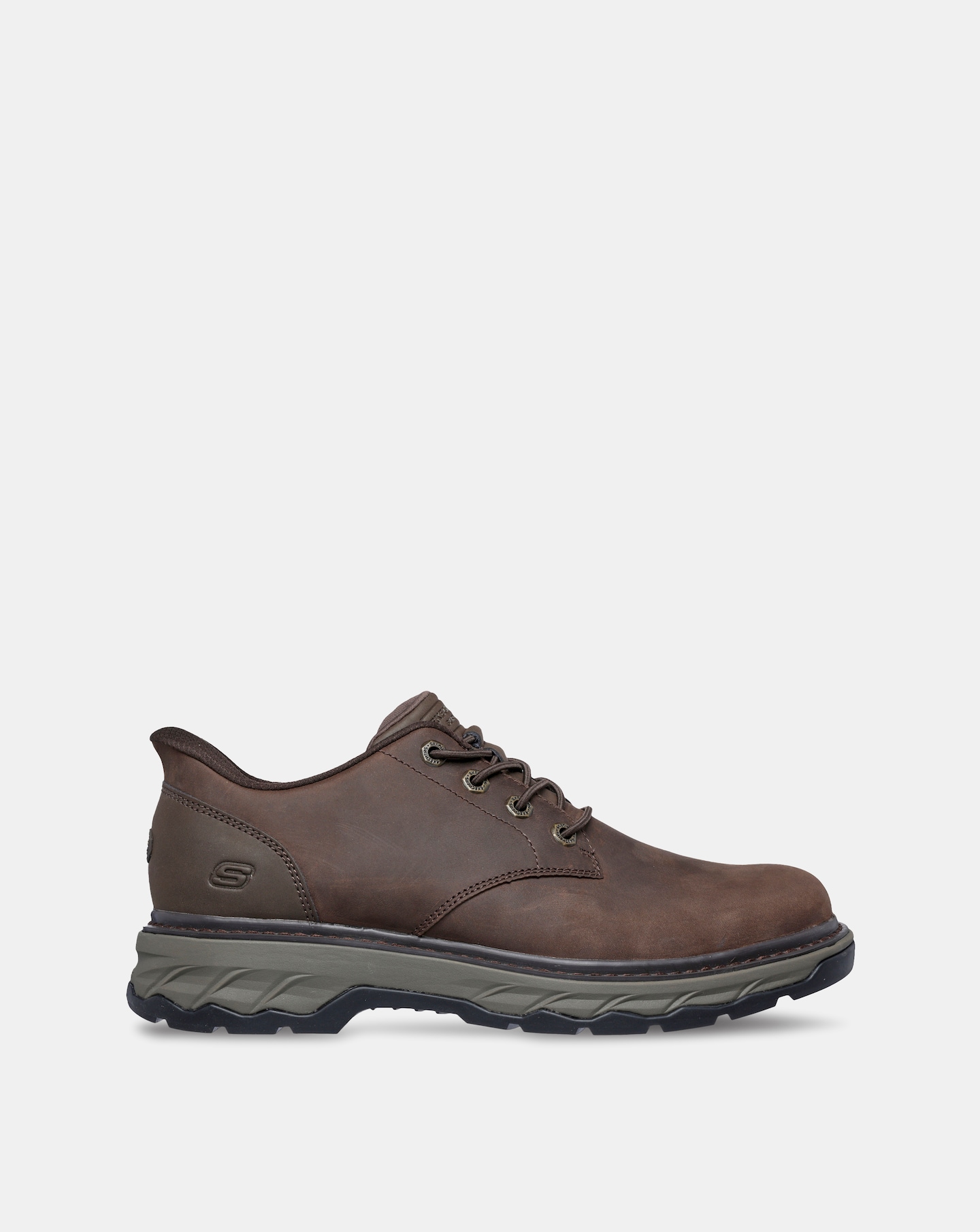 New In - Skechers Slip-ins Gustav Shoe - Brown