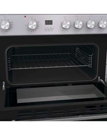 Hisense HDE3211BXUK 60cm Electric Cooker Ceramic Hob - Grey