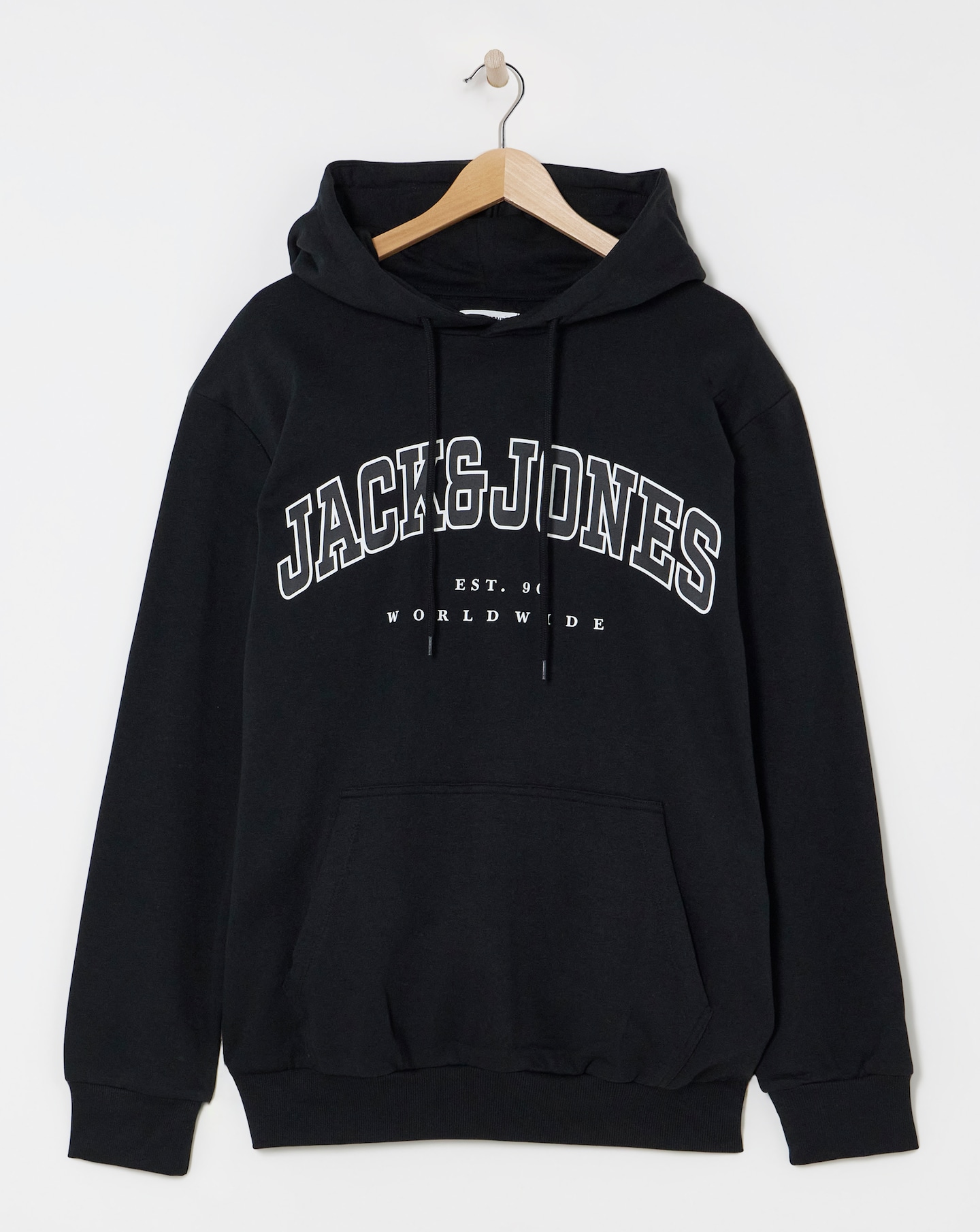 Jack & Jones Caleb Varity Hoodie - Black