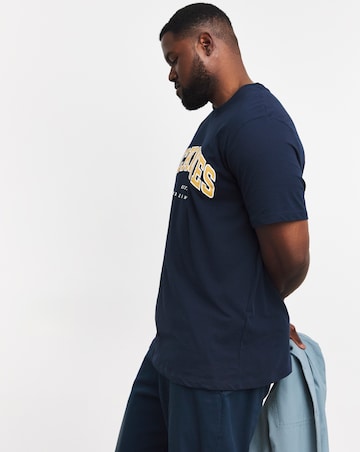 Jack & Jones Caleb Varsity T-Shirt - Navy Blazer