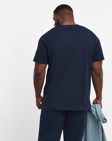 Jack & Jones Caleb Varsity T-Shirt - Navy Blazer