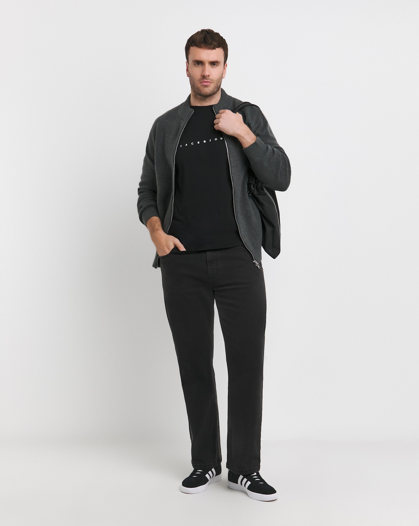 Jack & Jones Rollie Knit Zip Cardigan