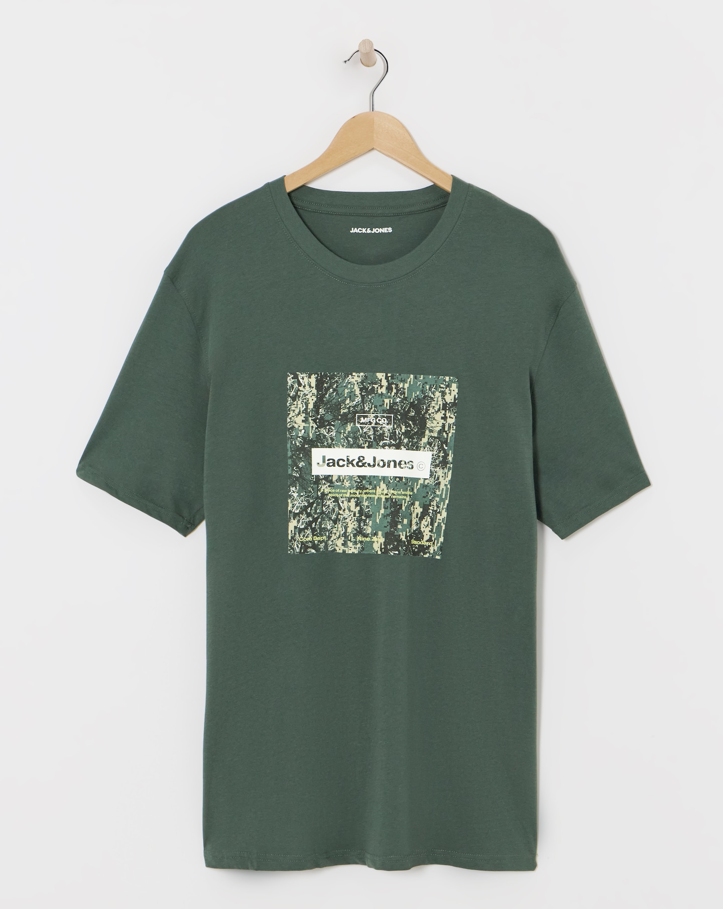 Jack & Jones Alpha Logo T-Shirt - Teal