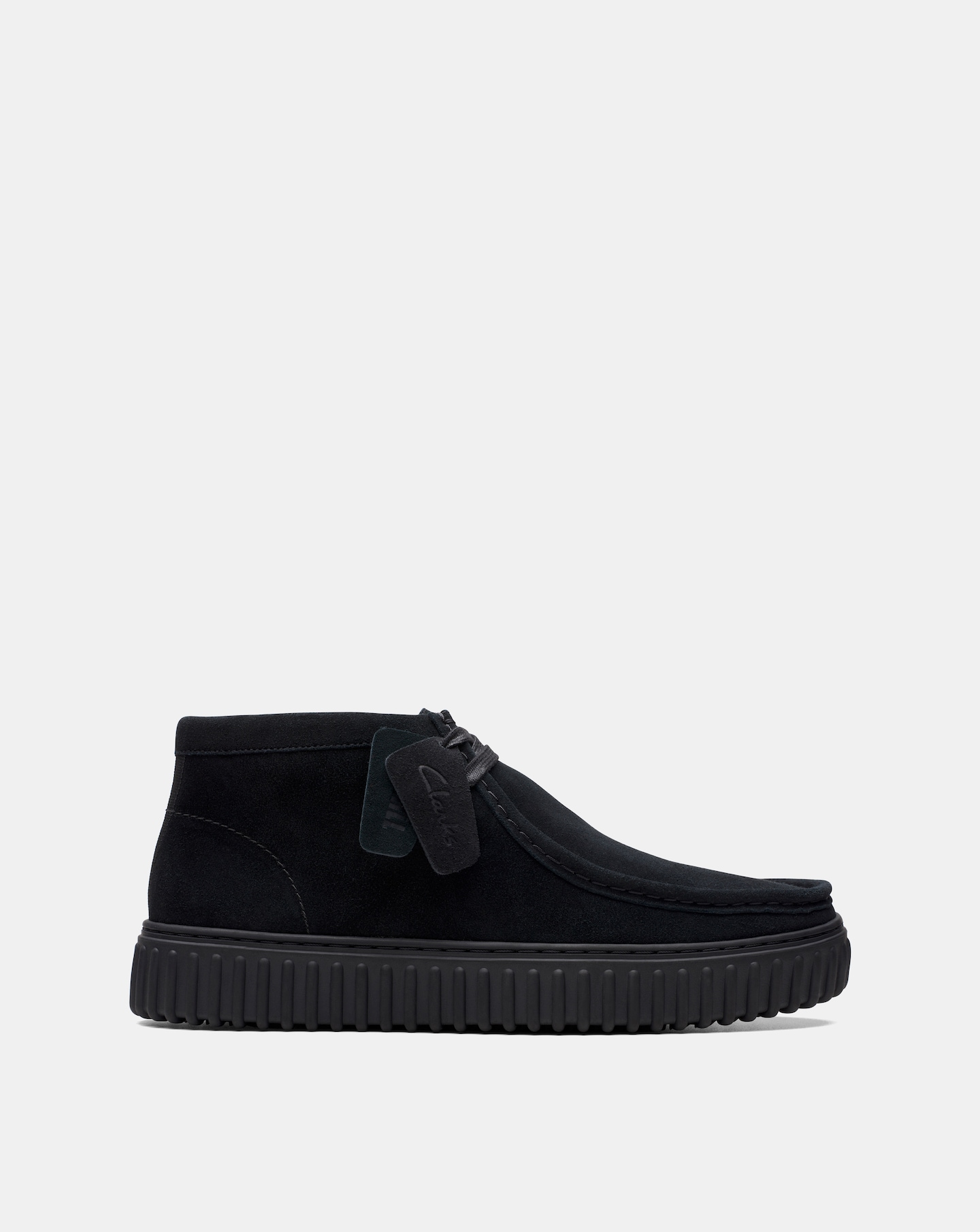 Clarks Suede Torhill Boots - Black