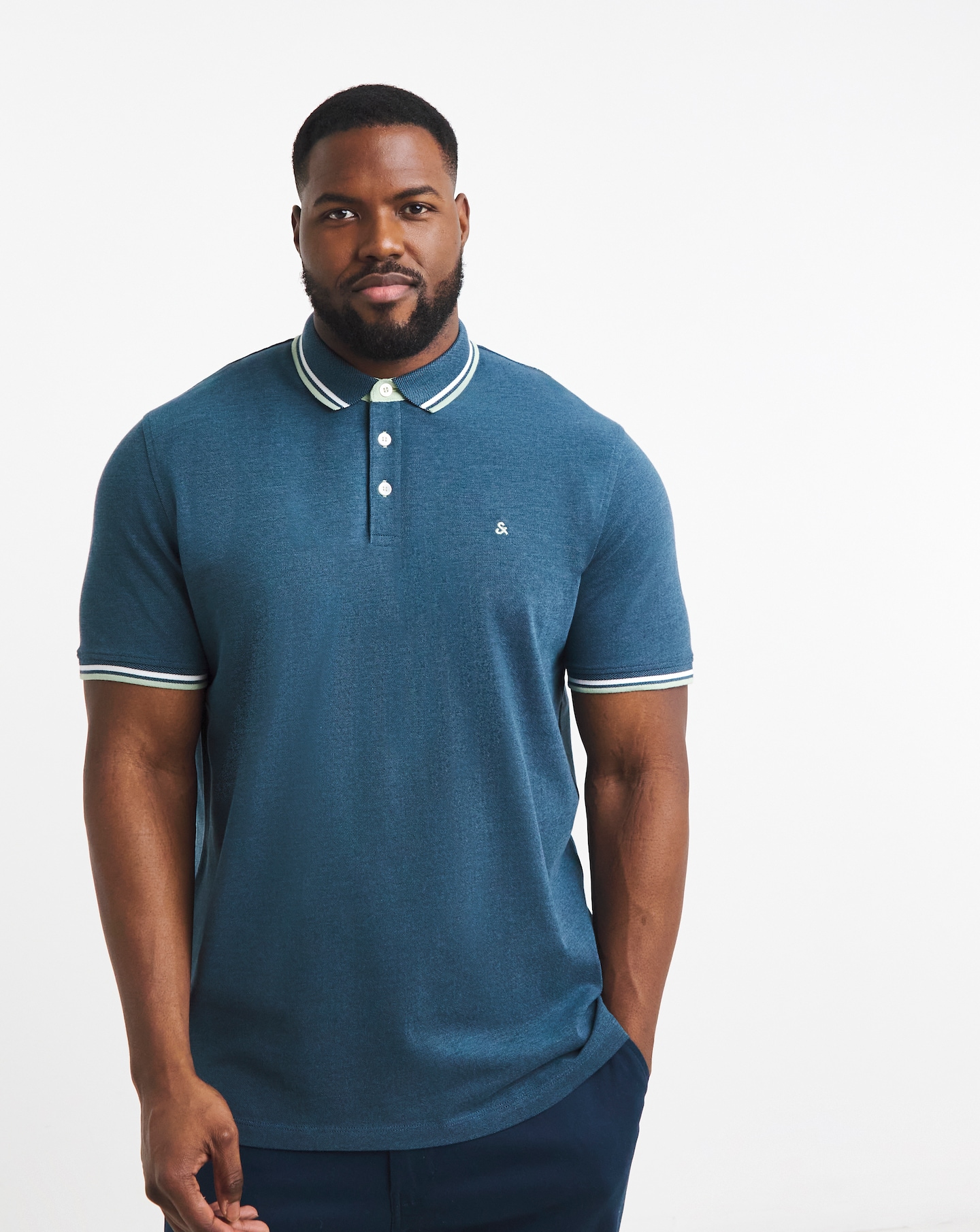 Jack & Jones Premium Paulos Polo - Blue