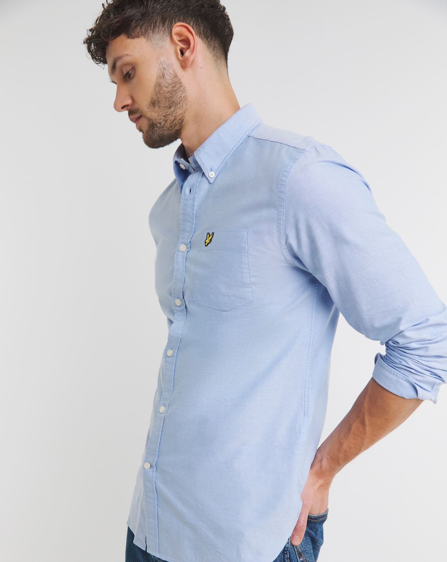 Lyle & Scott Blue Classic Oxford Shirt