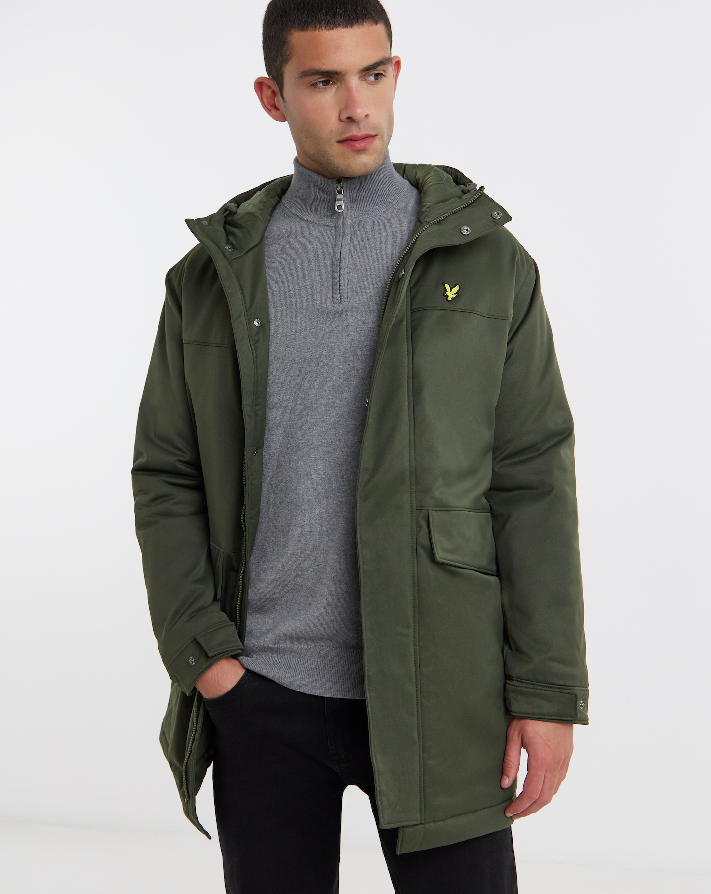 New In - Lyle & Scott Parka - Olive