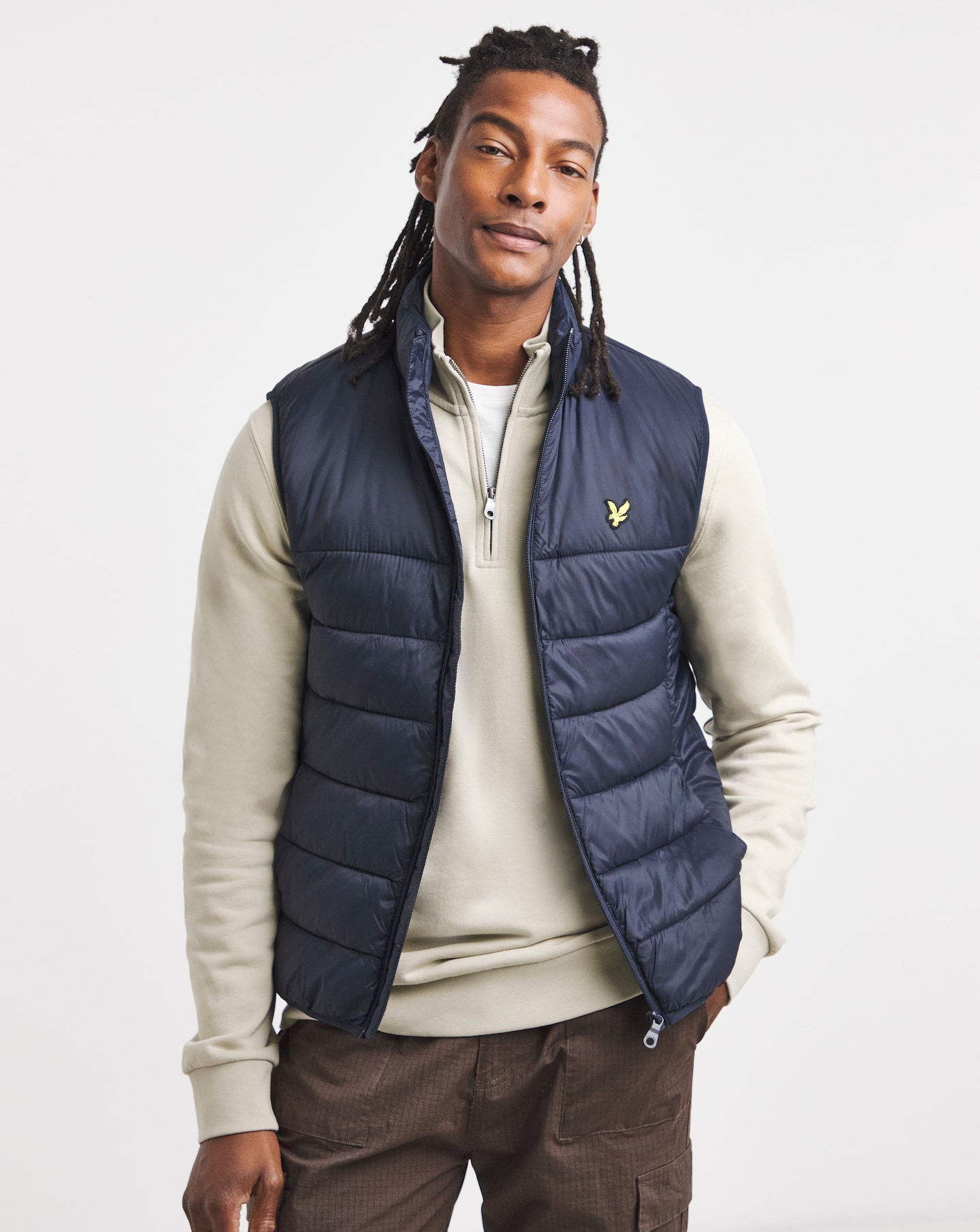New In - Lyle & Scott Gilet - Navy