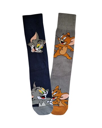 Mens 6pk Classic Cartoons Socks