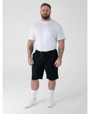 SPENCER 2-D555 Navy Full Elastic Waist Stretch Shorts With Drawcord