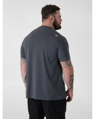 CRAIG-D555 Gorilla Biker Printed Crew Neck T-shirt