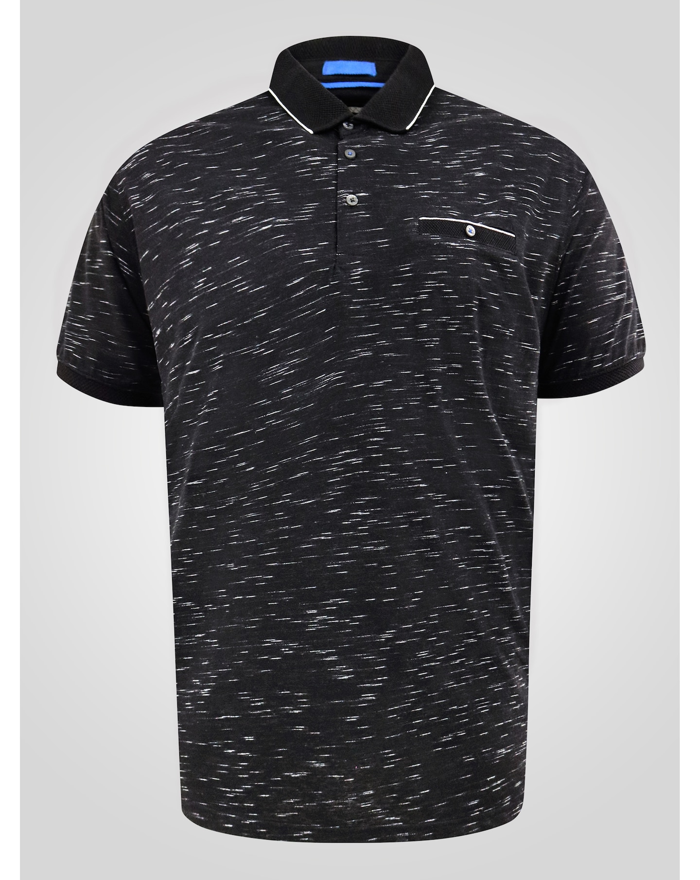New In - D555 Murphy Reno Jacquard Collar Polo