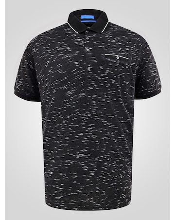 MURPHY-D555 Reno Polo With Jacquard Collar And Cuff With Chest Pocket