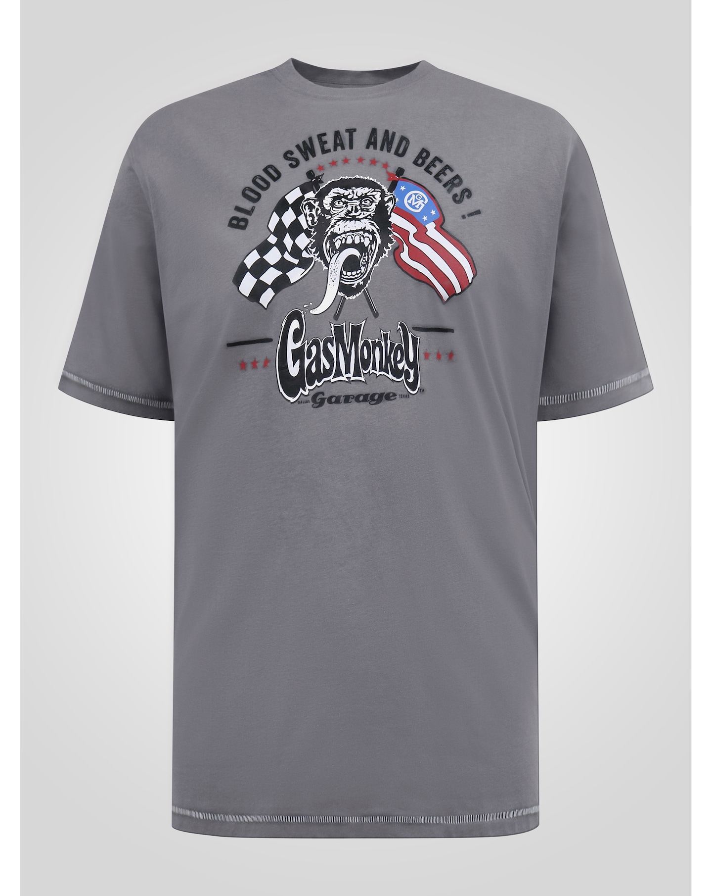 New In - D555 Jasper Official Gas Monkey T-shirt
