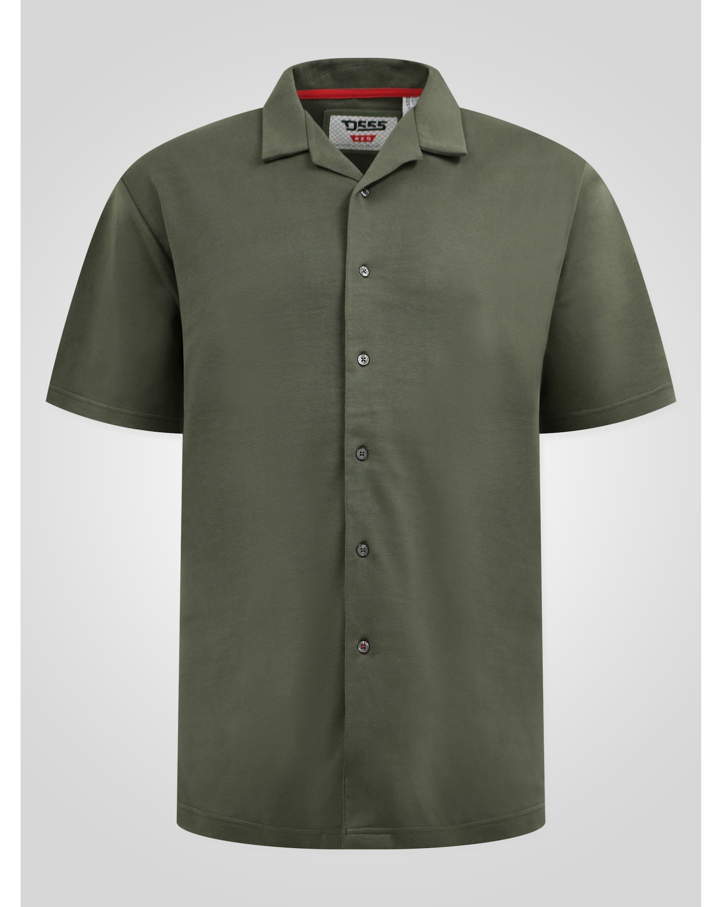 New In - D555 Connor 1 Khaki Cuban Collar Shirt