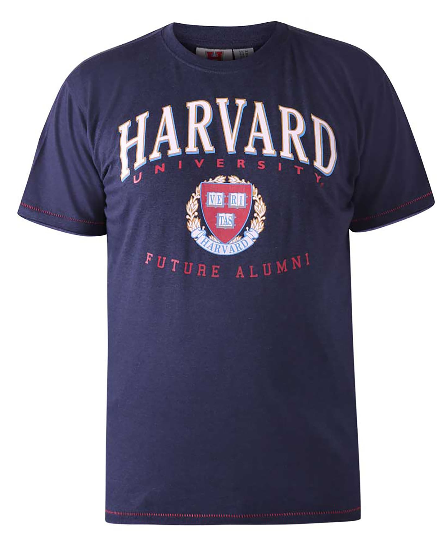 New In - D555 Stapleford Harvard Print T-Shirt