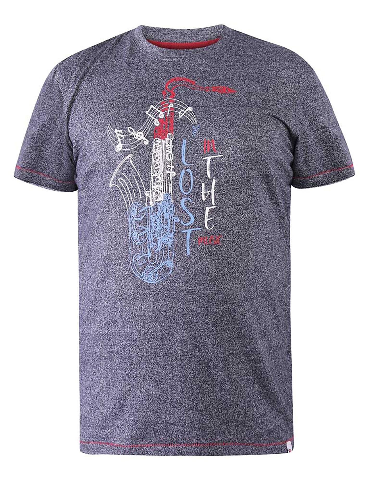 New In - D555 Saxophone Printed T-Shirt