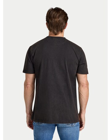 Raging Bull Ruck & Maul Distress Printed T-Shirt Black