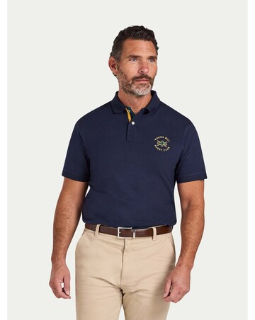 Raging Bull S/S Rugby Club Jersey Polo Navy