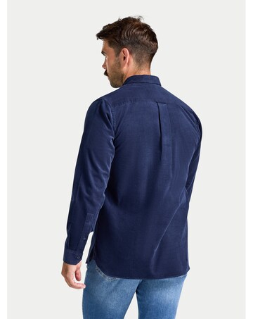 Raging Bull L/S Corduroy Shirt Navy