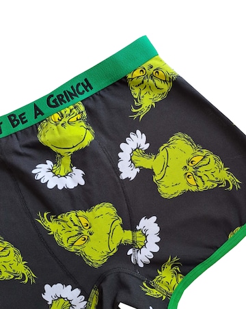 Mens 2pk The Grinch Boxer Shorts
