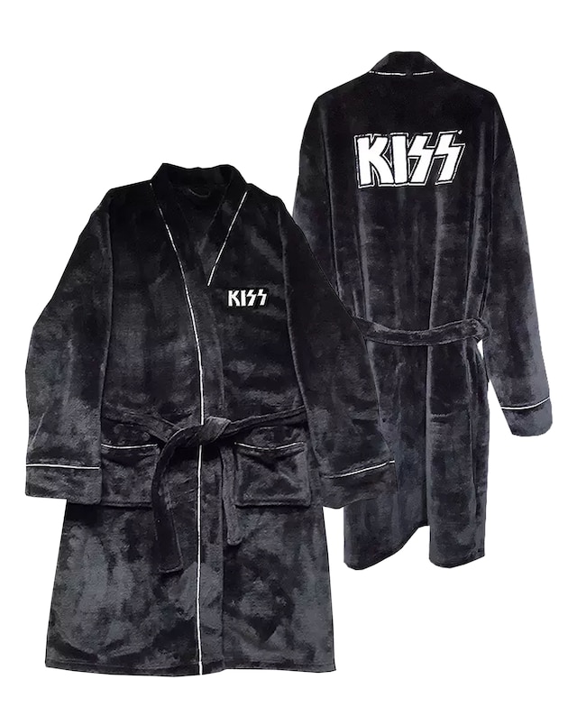 Mens Kiss Fleece Dressing Gown