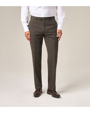 Skopes Heller Brown Check Suit Trousers