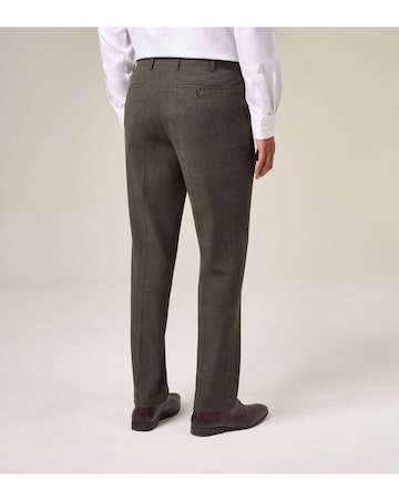 Skopes Heller Brown Check Suit Trousers