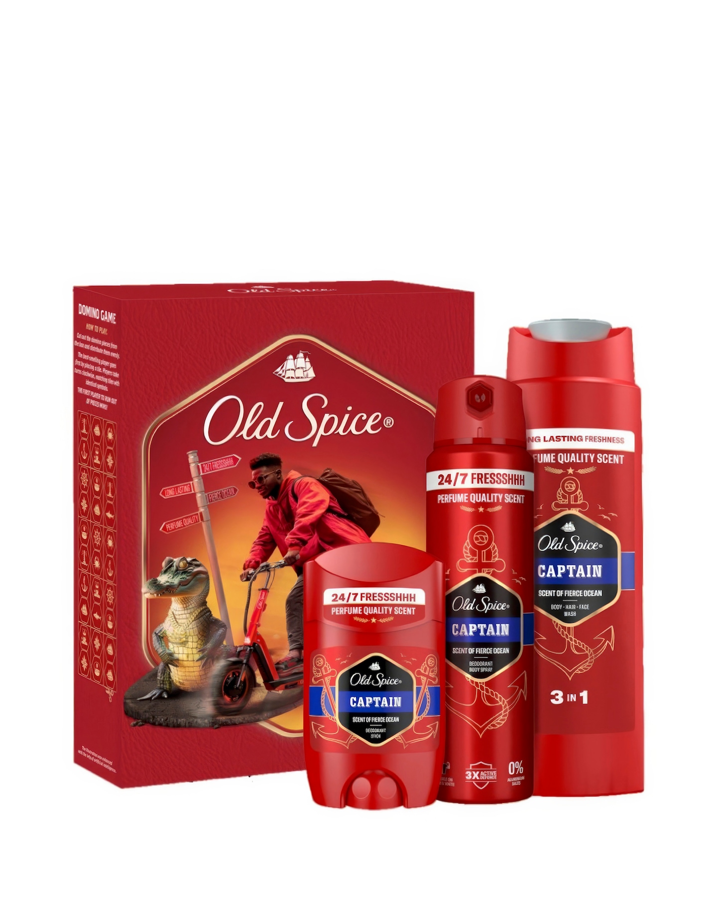 Old Spice 3-Piece Captain Grooming