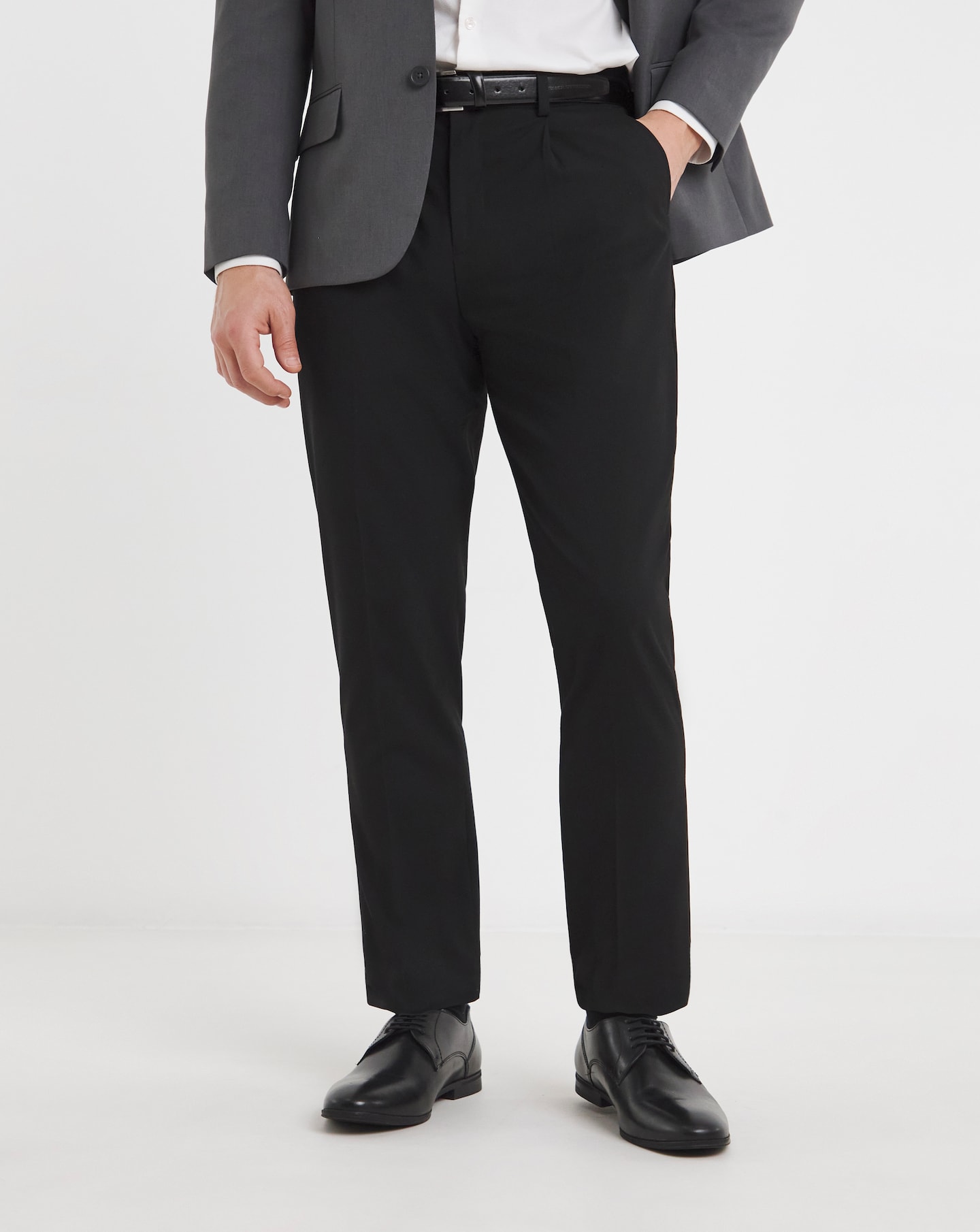 Regular Fit Pleat Front Formal Trouser