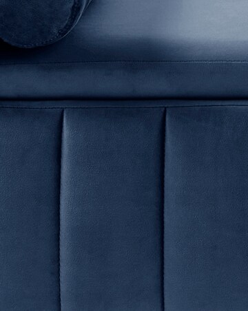 Eloise Winged Velvet Storage Ottoman