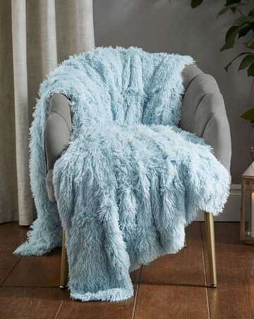 Catherine Lansfield Shaggy Fleece Throw