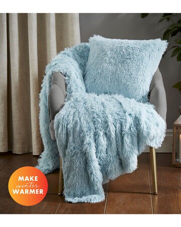 Catherine Lansfield Shaggy Fleece Throw