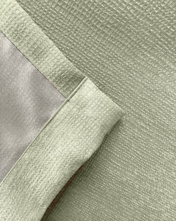 Matrix Light Filtering Textured Embossed Pencil Pleat Thermal Curtain