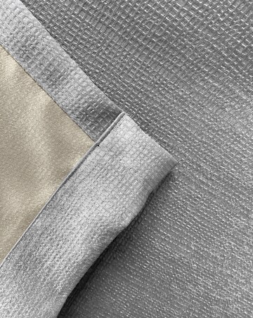 Matrix Light Filtering Textured Embossed Pencil Pleat Thermal Curtain