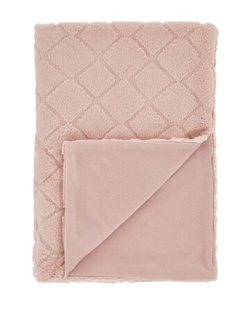 Catherine Lansfield Cosy Diamond Throw